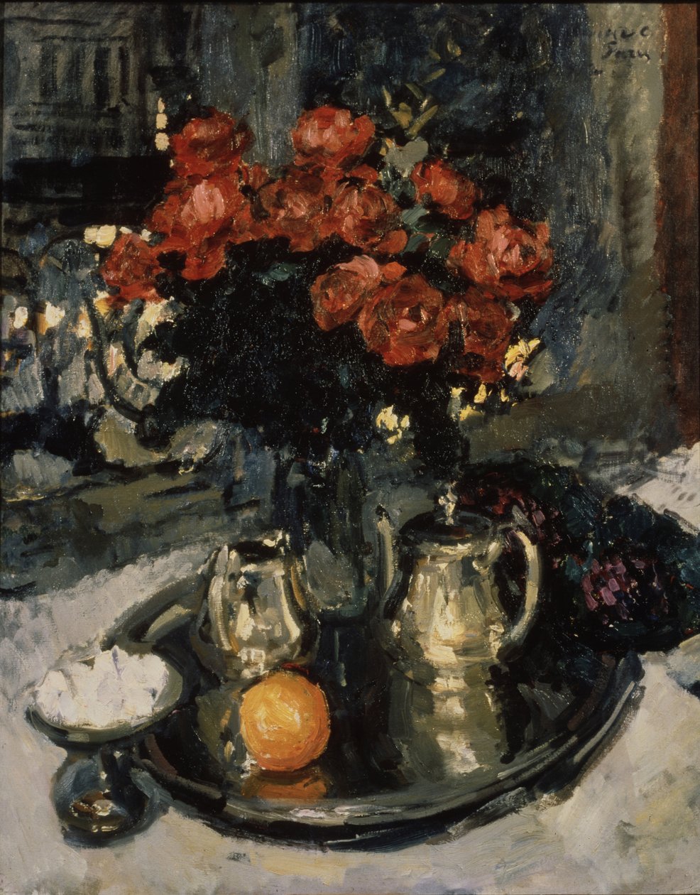 Rosen und Veilchen, 1912 von Konstantin Alekseevich Korovin