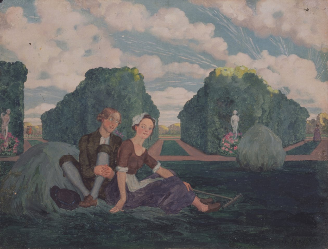 Liebende von Konstantin Andreevic Somov