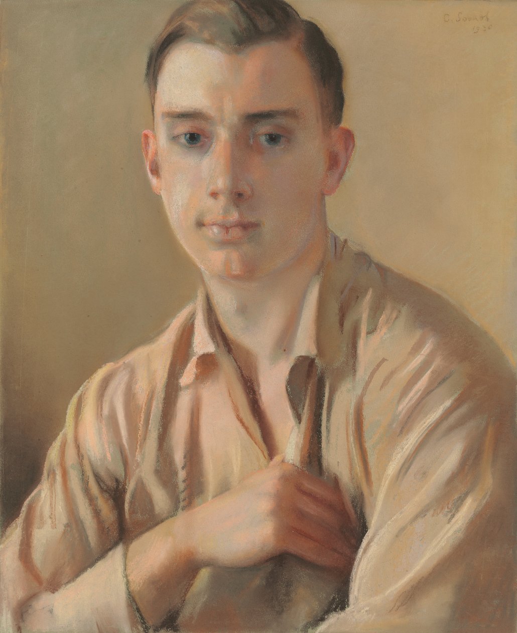 Porträt von Boris Snejkovsky von Konstantin Andreevic Somov
