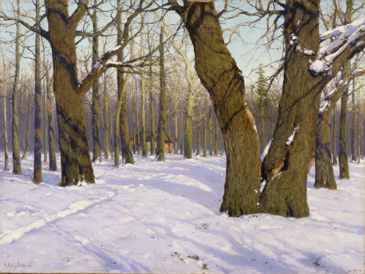Früher Frühling, 1910 von Konstantin Yakovlevich Kryzhitsky