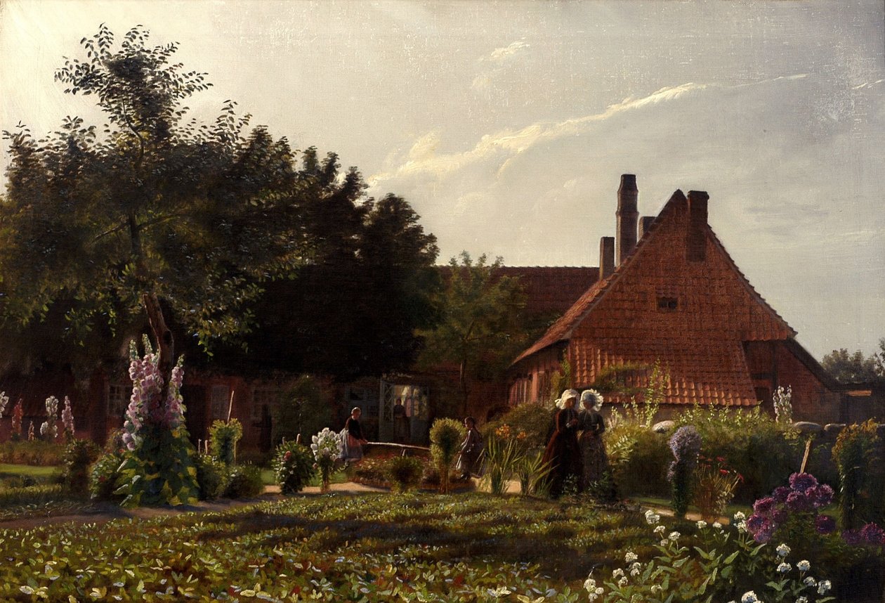Großmutters Garten von Kristian Zahrtmann