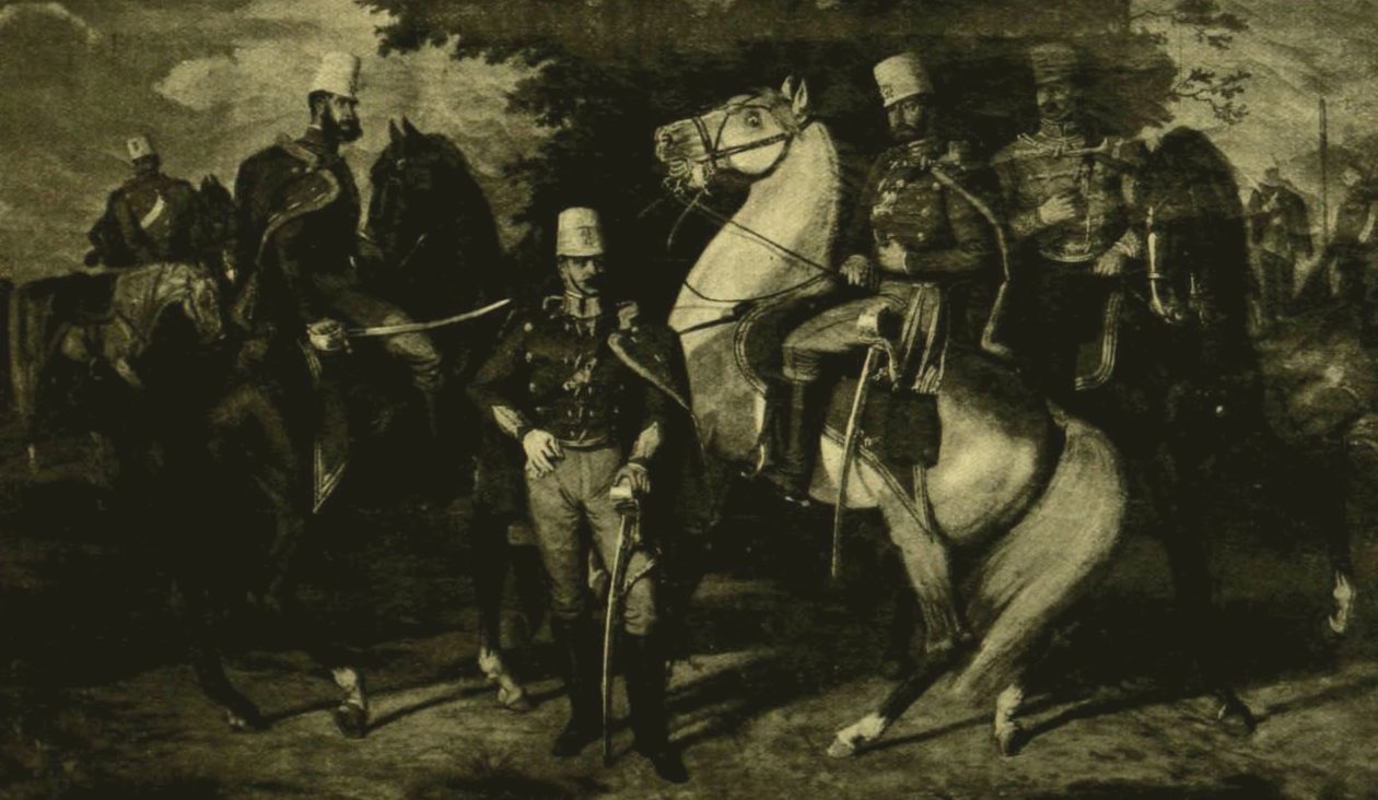 Die Offiziere des Károlyi-Husarenregiments von 1849 von Károly Lotz