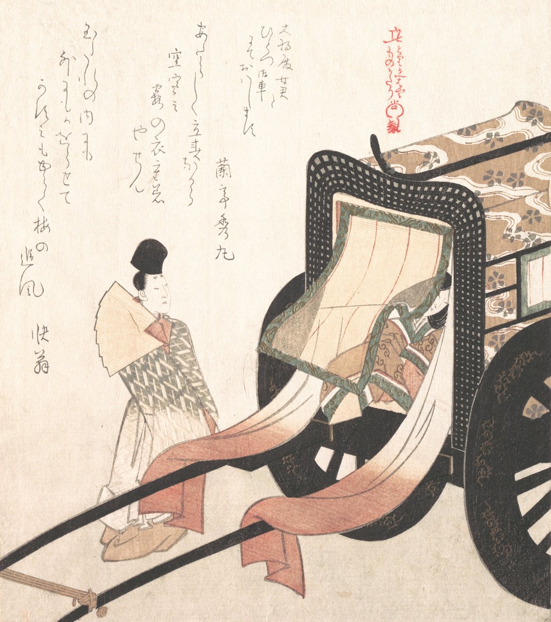Hofkutsche, 19. Jahrhundert von Kubo Shunman