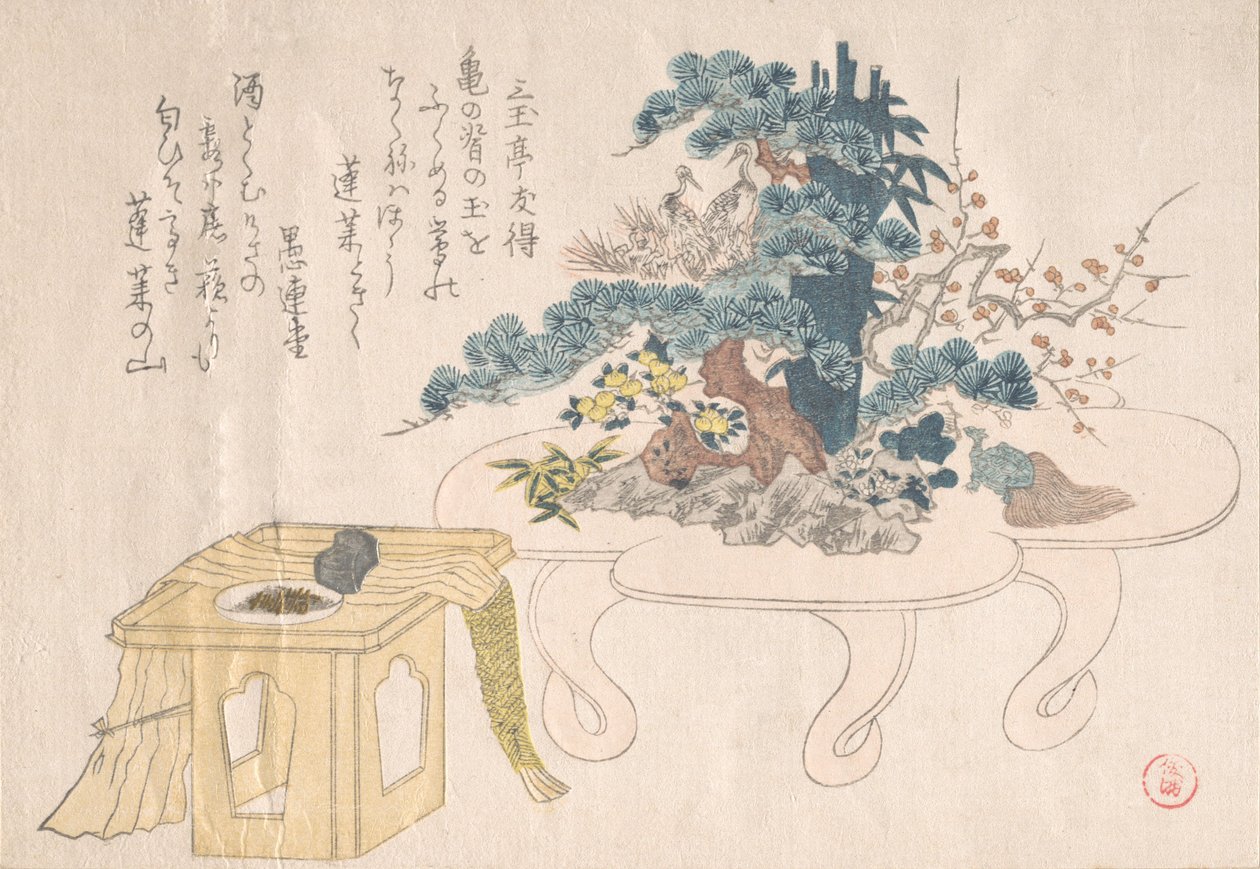 Shimadai und Sambo, 19. Jahrhundert von Kubo Shunman