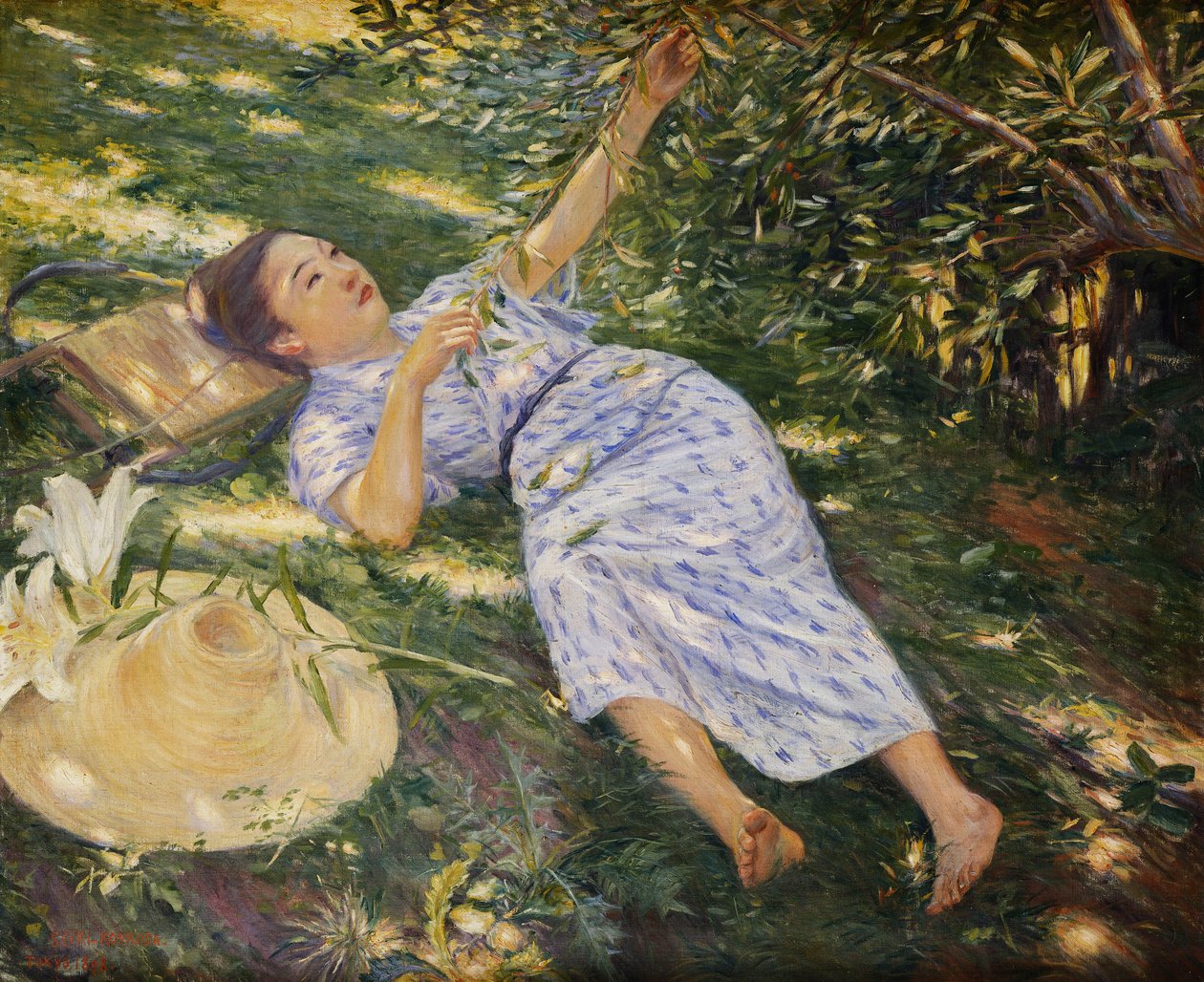 Unter den Bäumen, 1898 von Kuroda Seiki