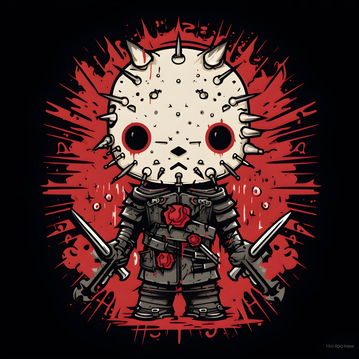 Hello Kitty als Pinhead Shirt Design von Kurt Heppke