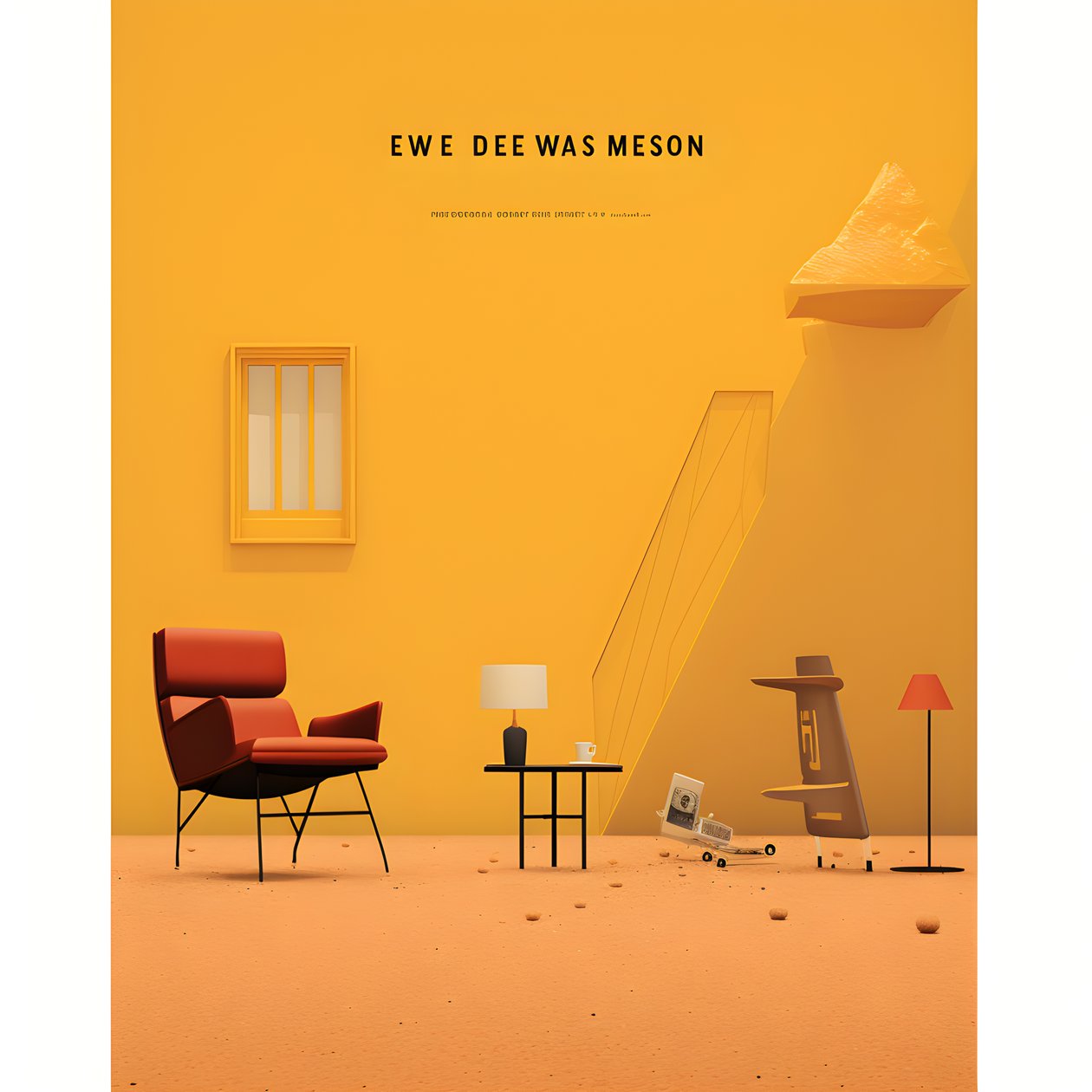 Minimalistisches Abenteuerplakat 4 von Kurt Heppke