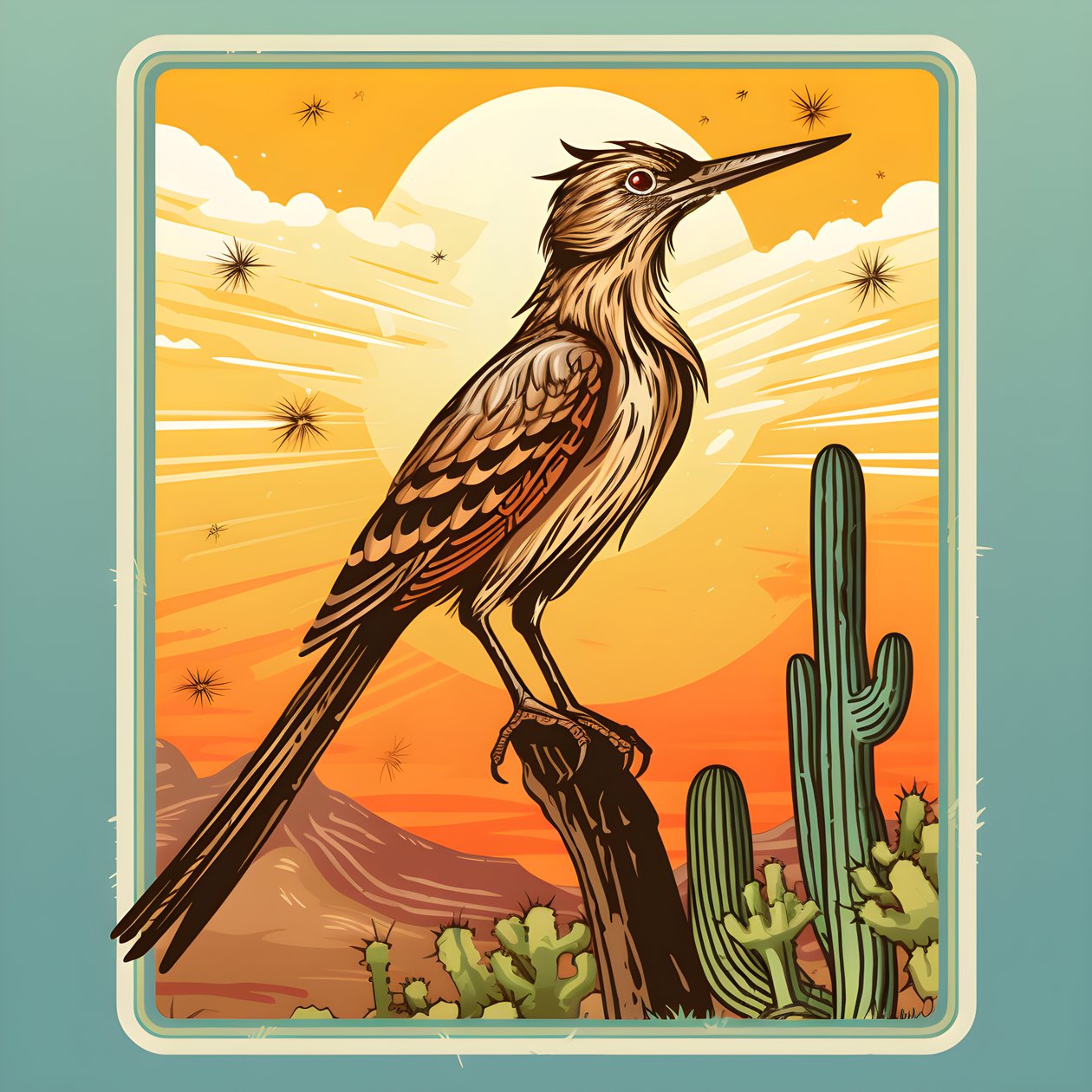 Roadrunner heiße Sonne 3 von Kurt Heppke