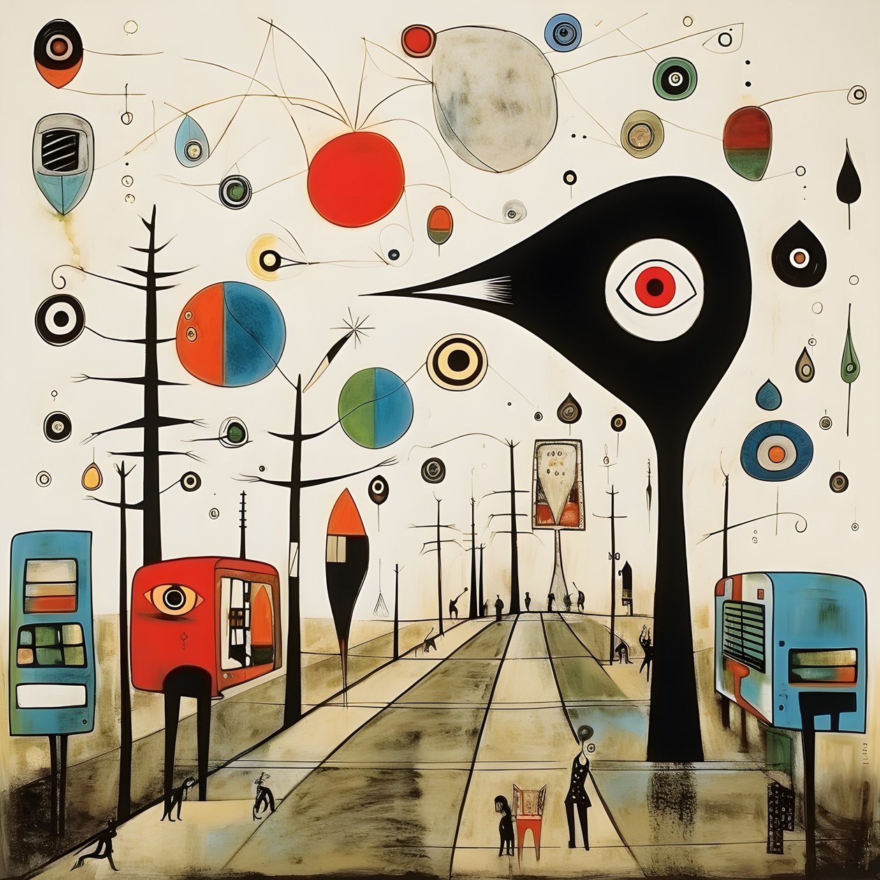 Surreale Illustrationen von Joan Miró von Kurt Heppke