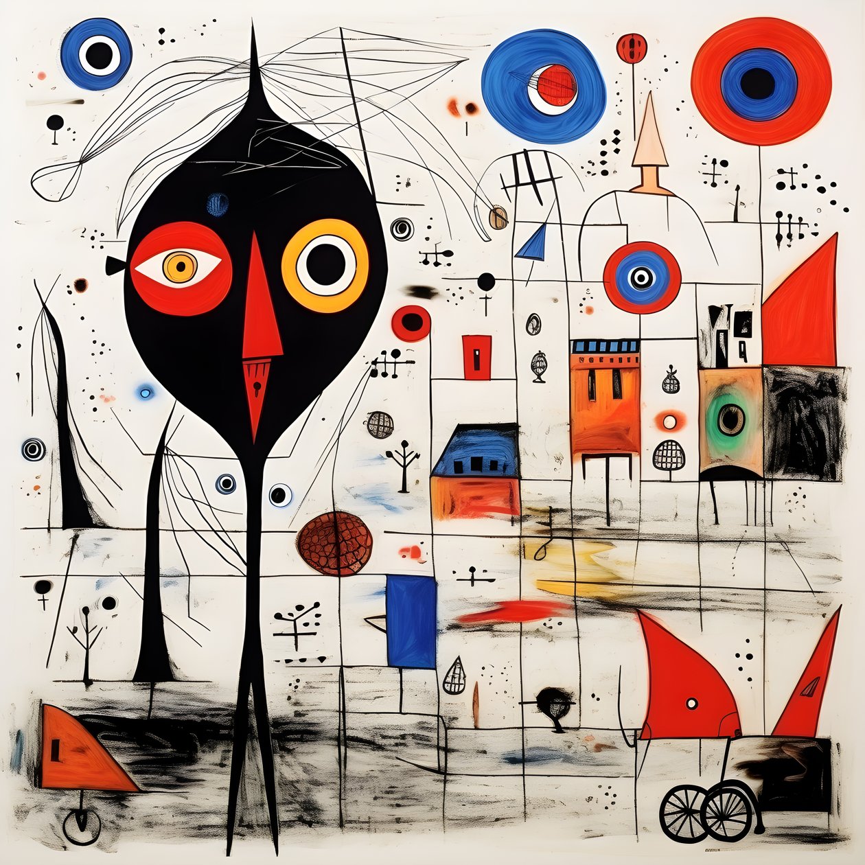 Surreale Illustrationen von Joan Miró von Kurt Heppke