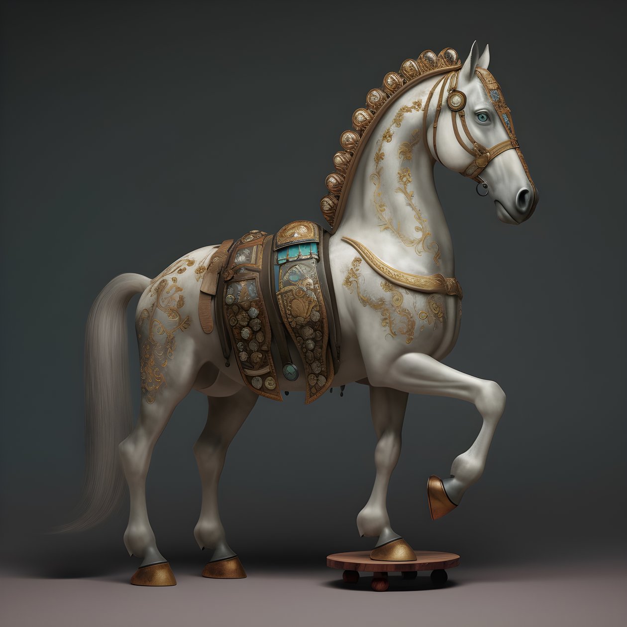 anthropomorphes Pferd von Kurt Heppke