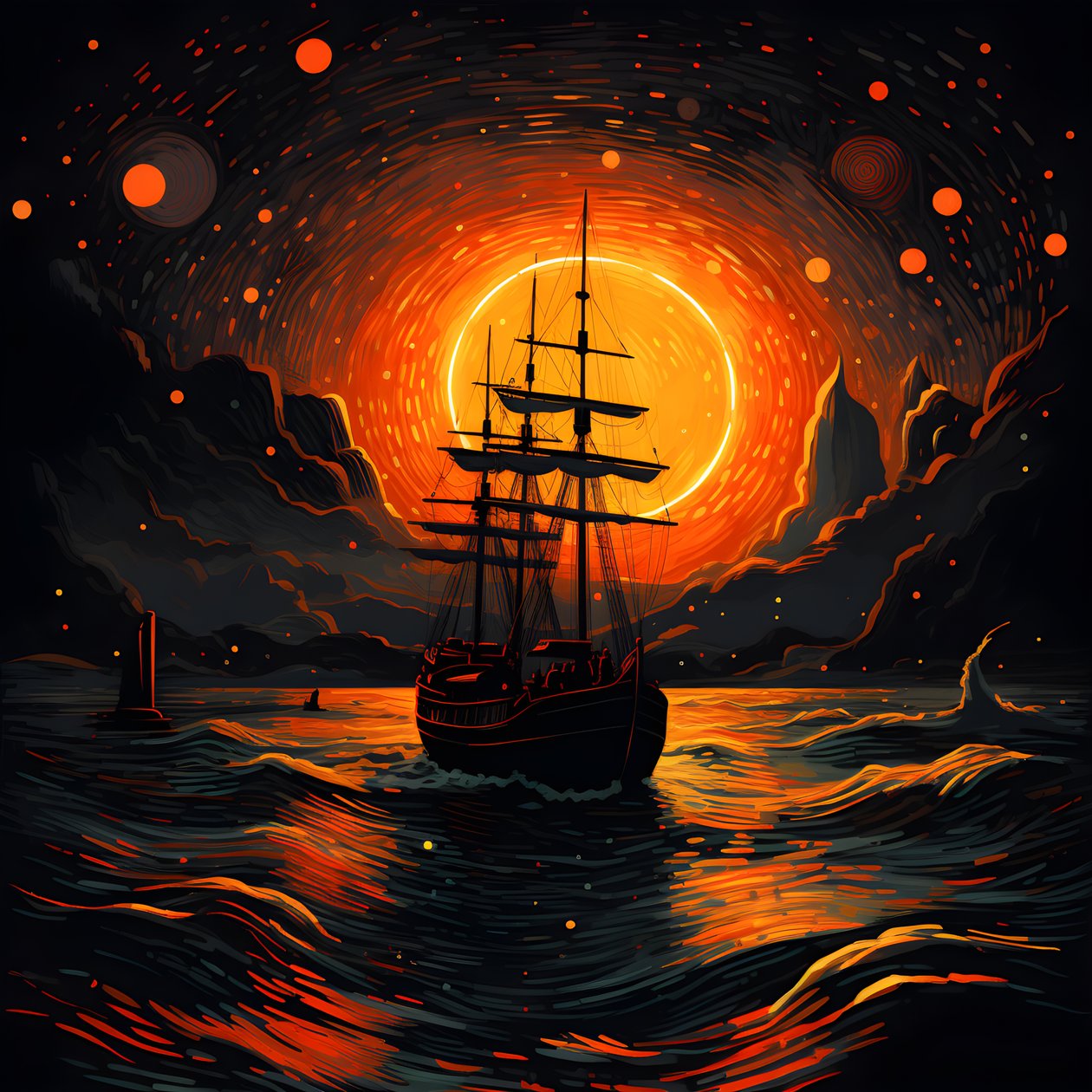 Das Kreuzfahrtschiff von Kurt Heppke