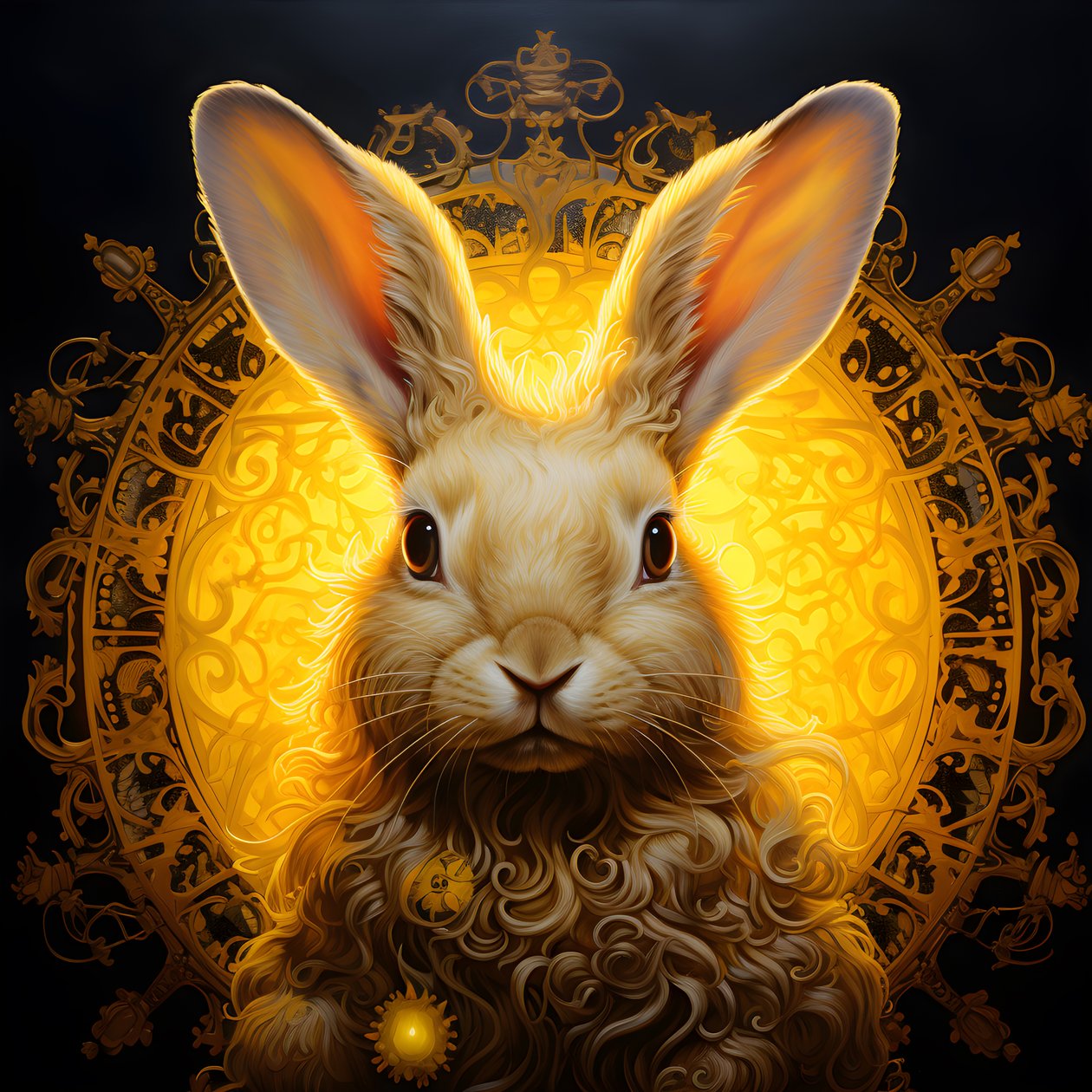 Ein gelber Hase von Kurt Heppke