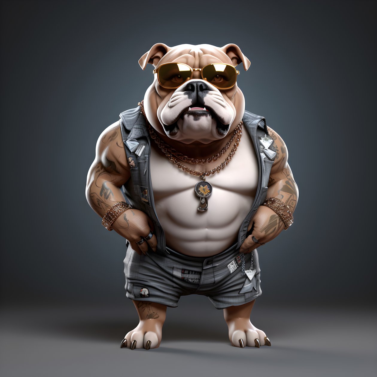 Englische Bulldogge 2 von Kurt Heppke