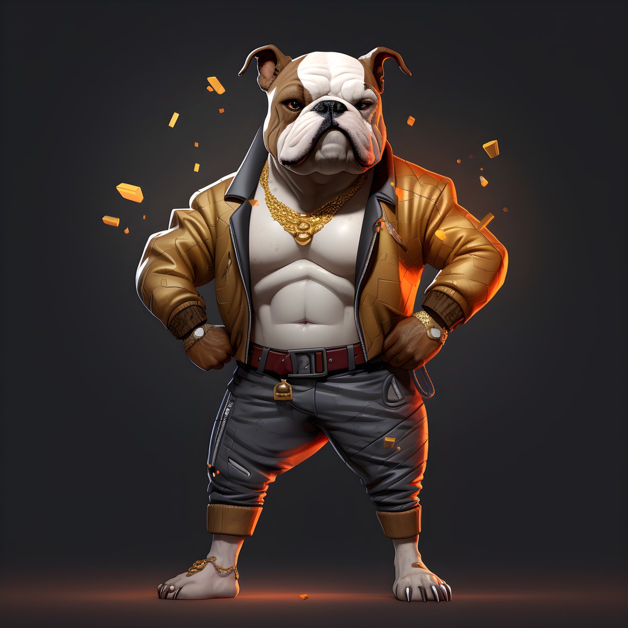 Englische Bulldogge 4 von Kurt Heppke