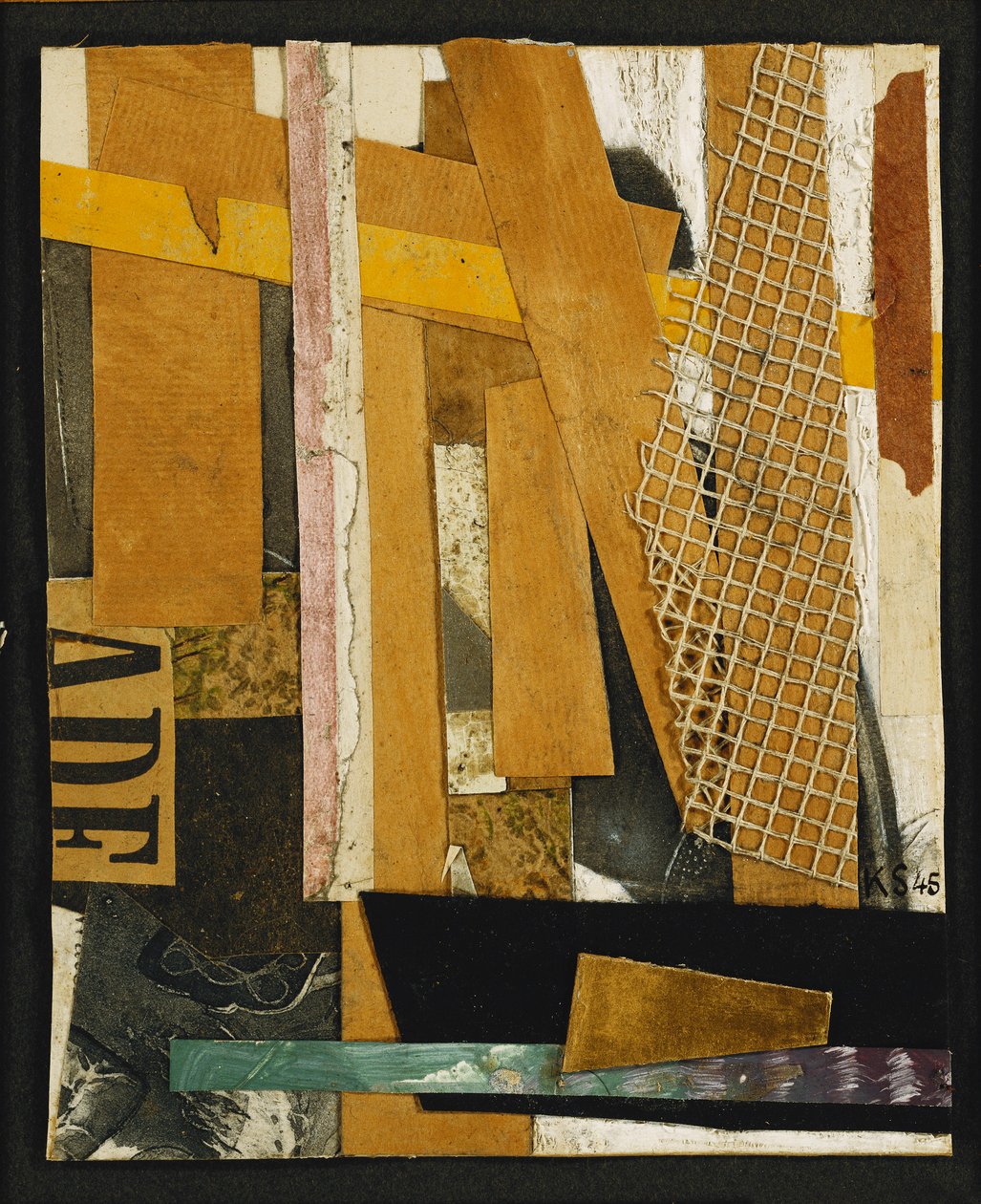 Merzbild, 1945 von Kurt Schwitters