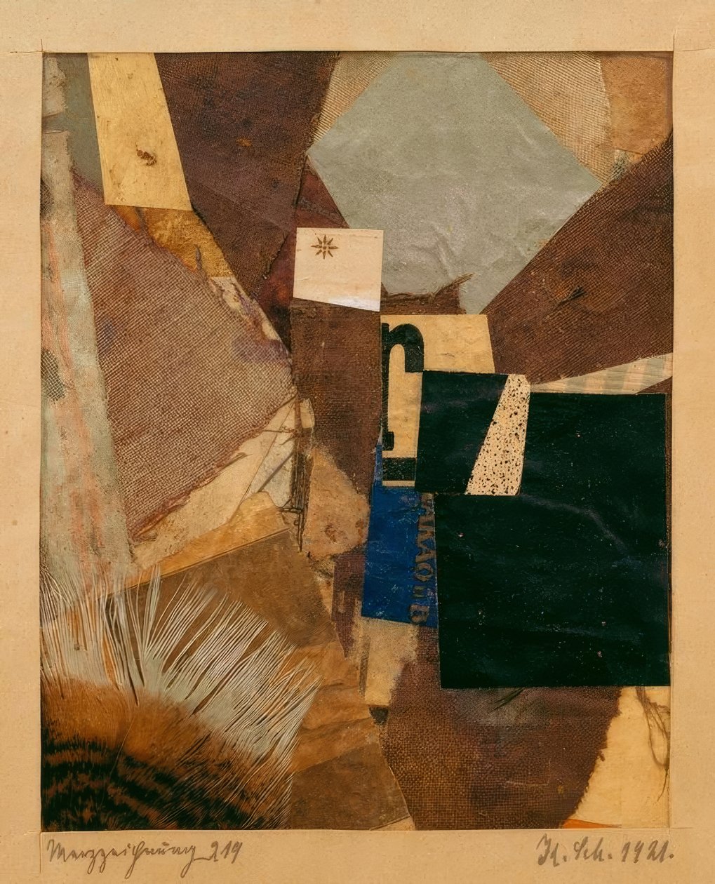 Merzzeichnung 219 von Kurt Schwitters
