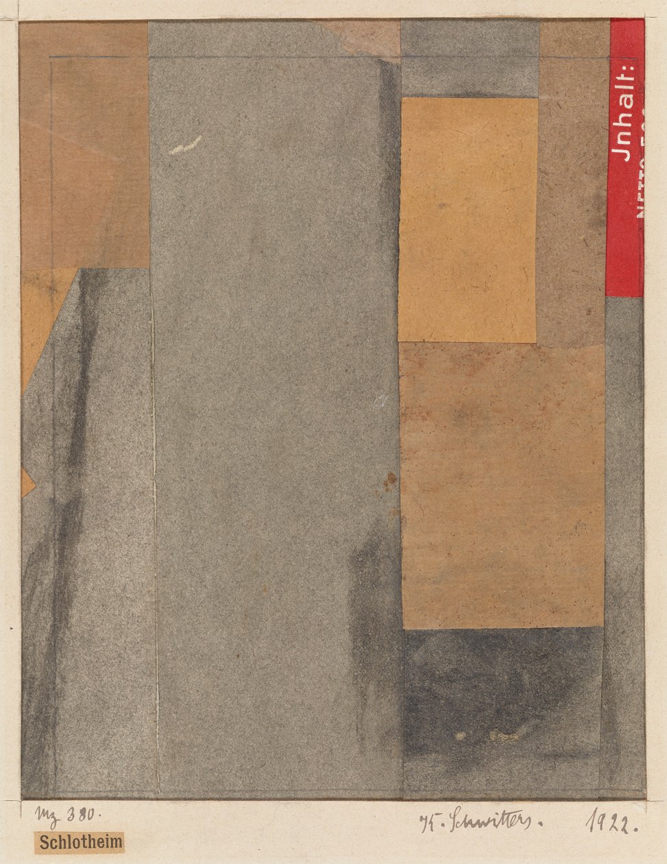 Mz 380. Schlotheim von Kurt Schwitters