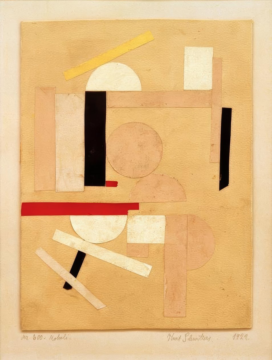 Mz. 600. Moholi von Kurt Schwitters