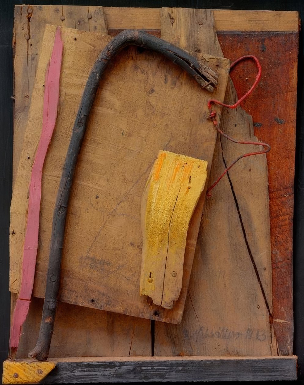 Ohne Titel (Merzbild rosa-gelb) von Kurt Schwitters