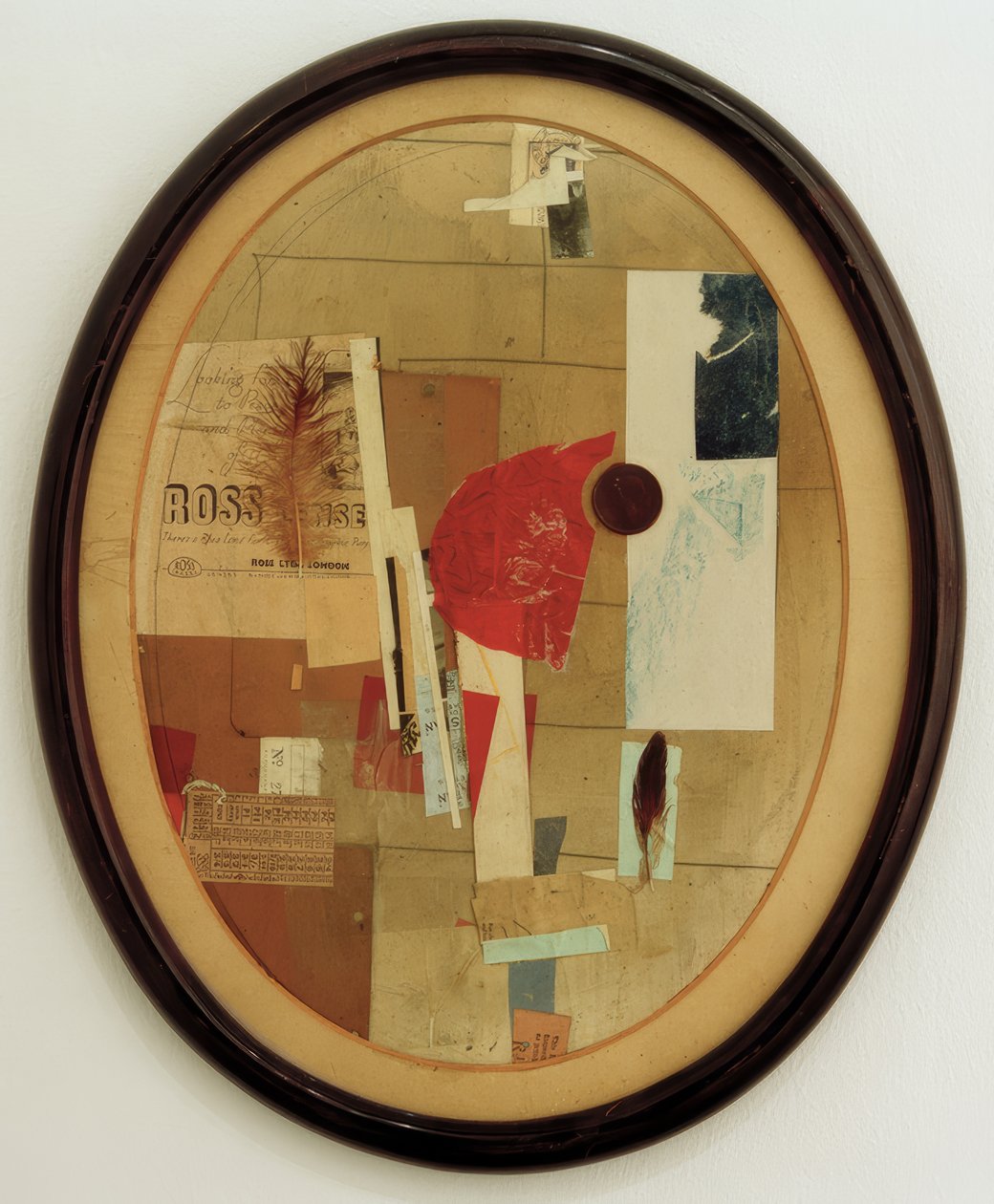 Ohne Titel (ROSS, mit Penny) von Kurt Schwitters