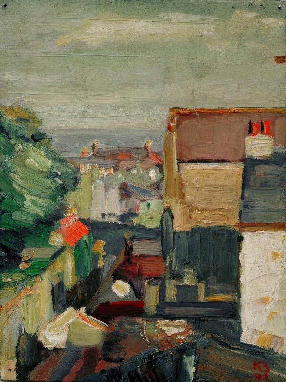 Landschaft von Douglas von Kurt Schwitters