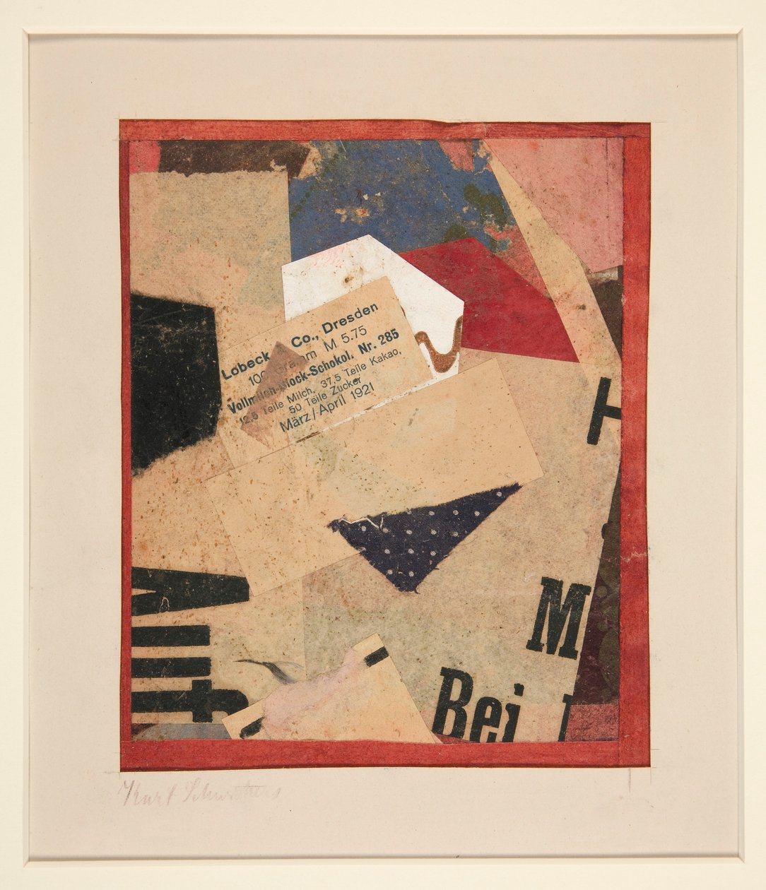 Ohne Titel [Lobeck & Co., Dresden] von Kurt Schwitters