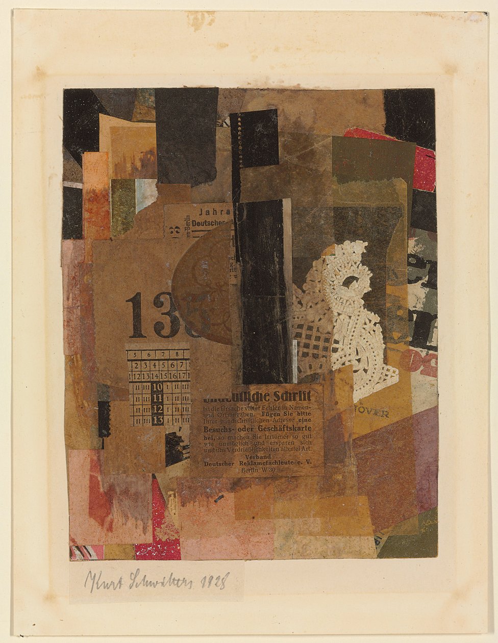 Ohne Titel, 1928 von Kurt Schwitters