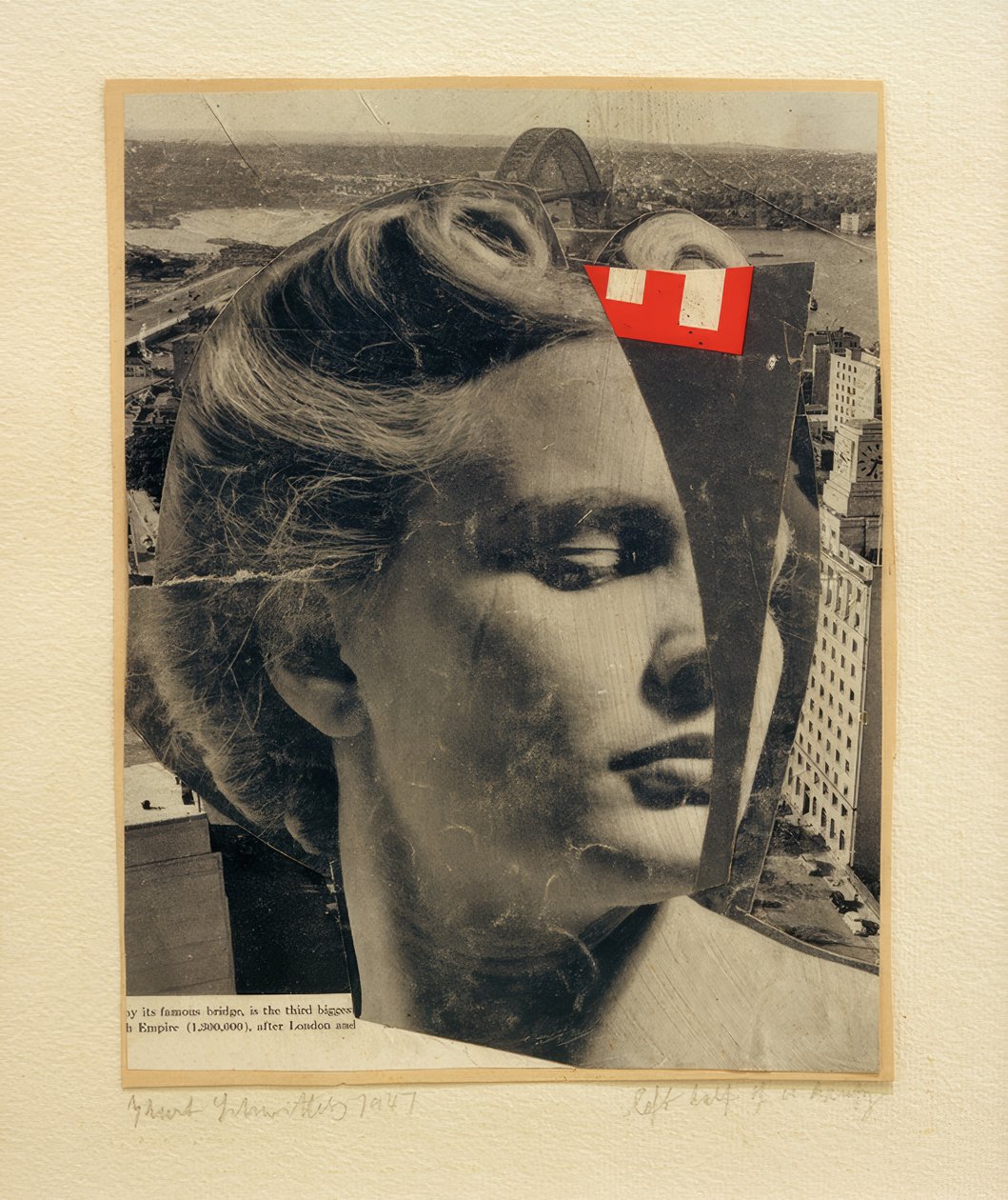 left half of a beauty von Kurt Schwitters