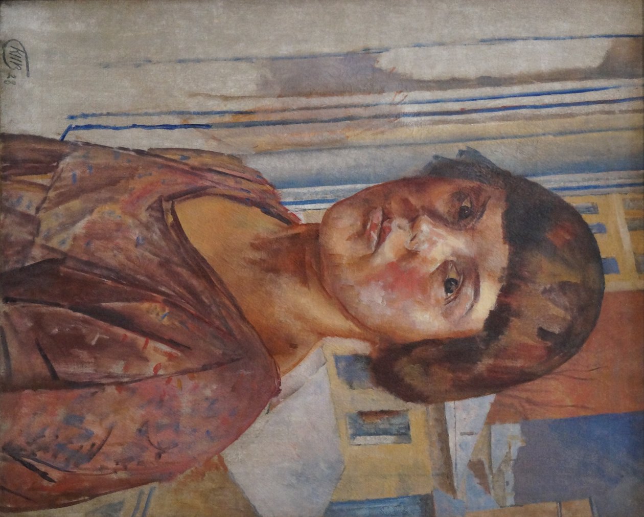 Porträt von Irina Mstislavsky (1928) von Kuzma Petrov Vodkin