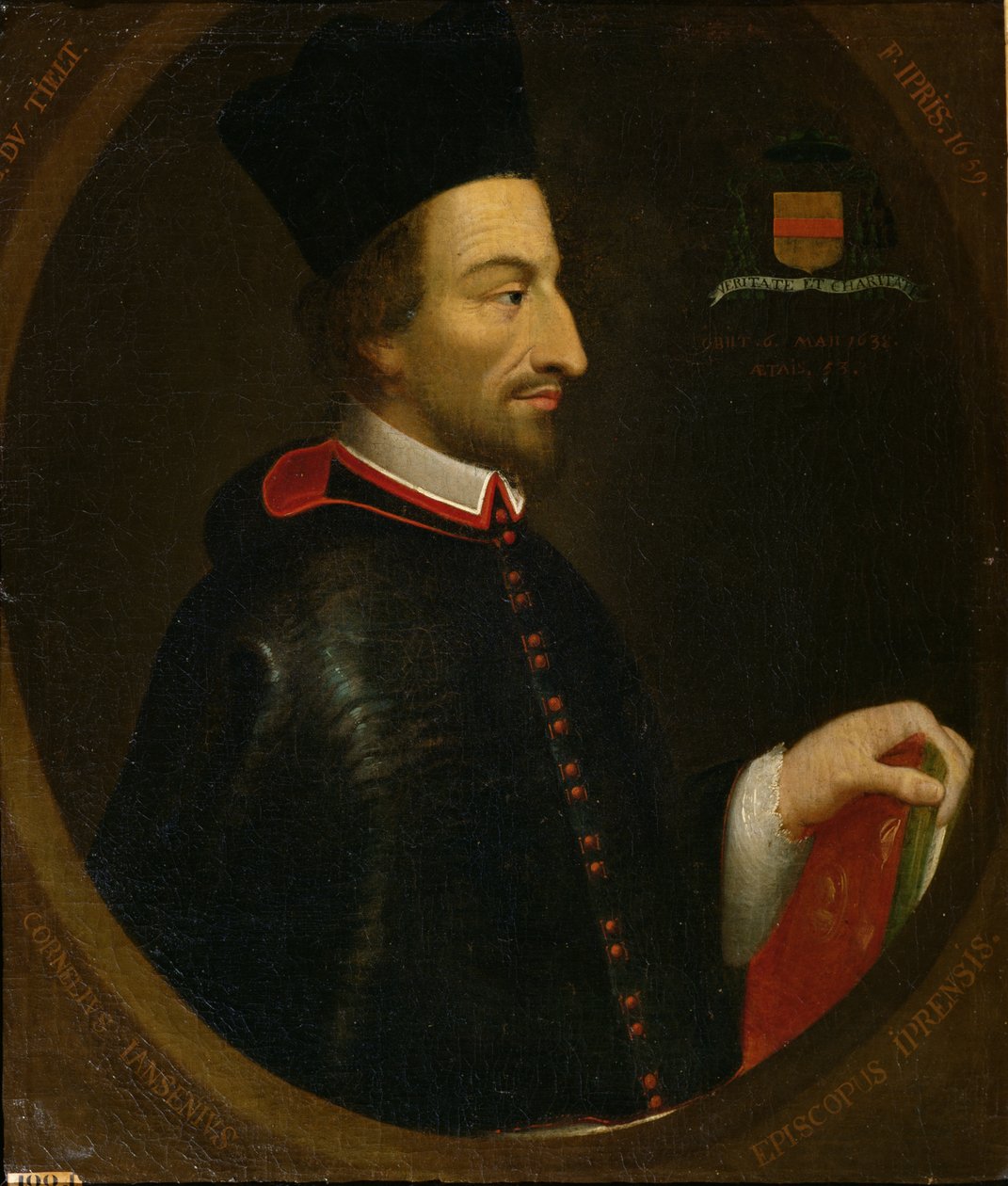 Cornelius Jansen (1585-1638) Bischof von Ypern von L. Duthielt