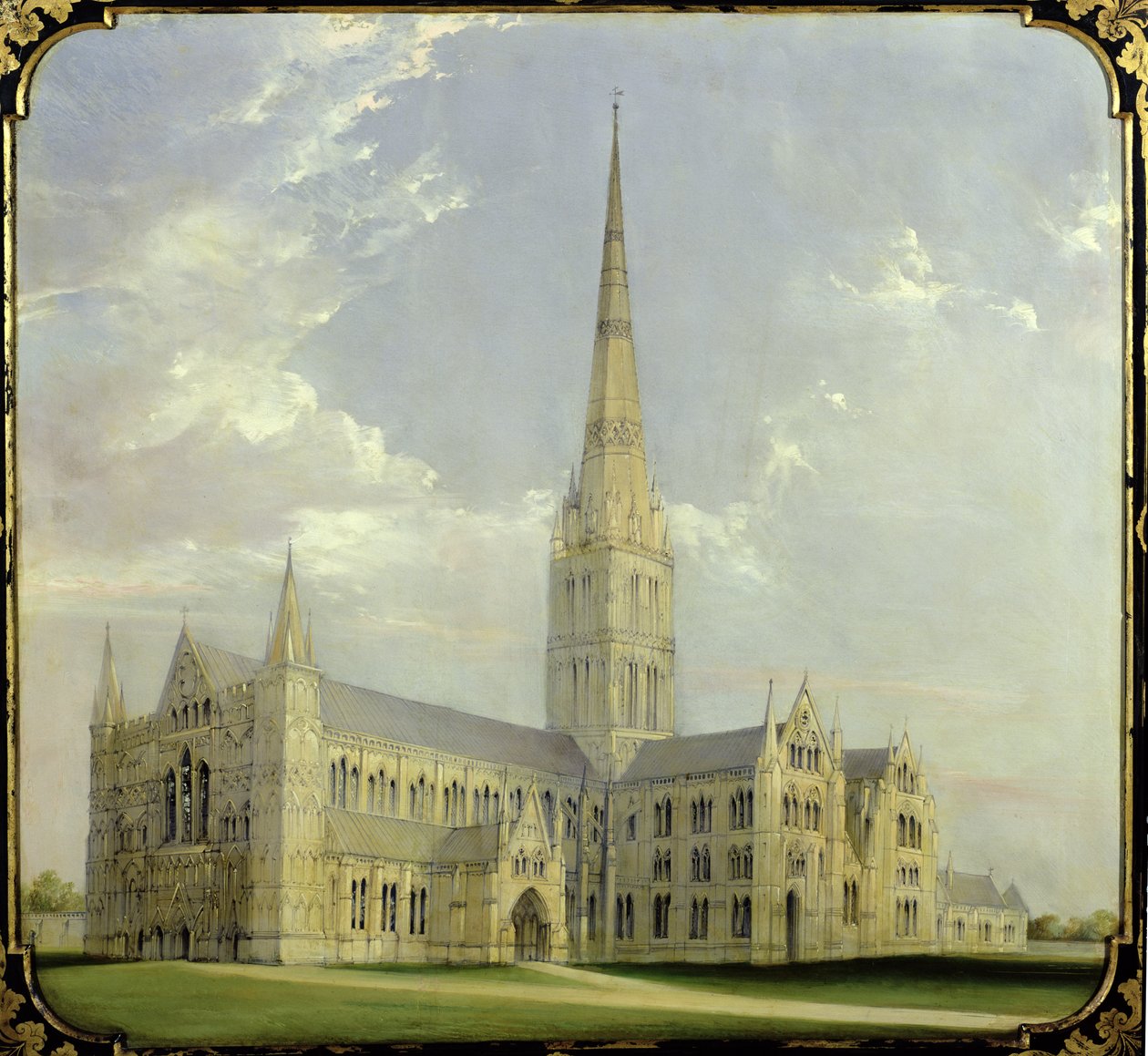 Kathedrale von Salisbury von L. and Bettridge, H. Jennens