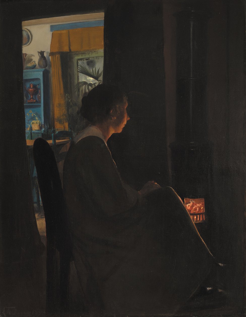 Dämmerung. Die Frau des Künstlers von Laurits Andersen Ring