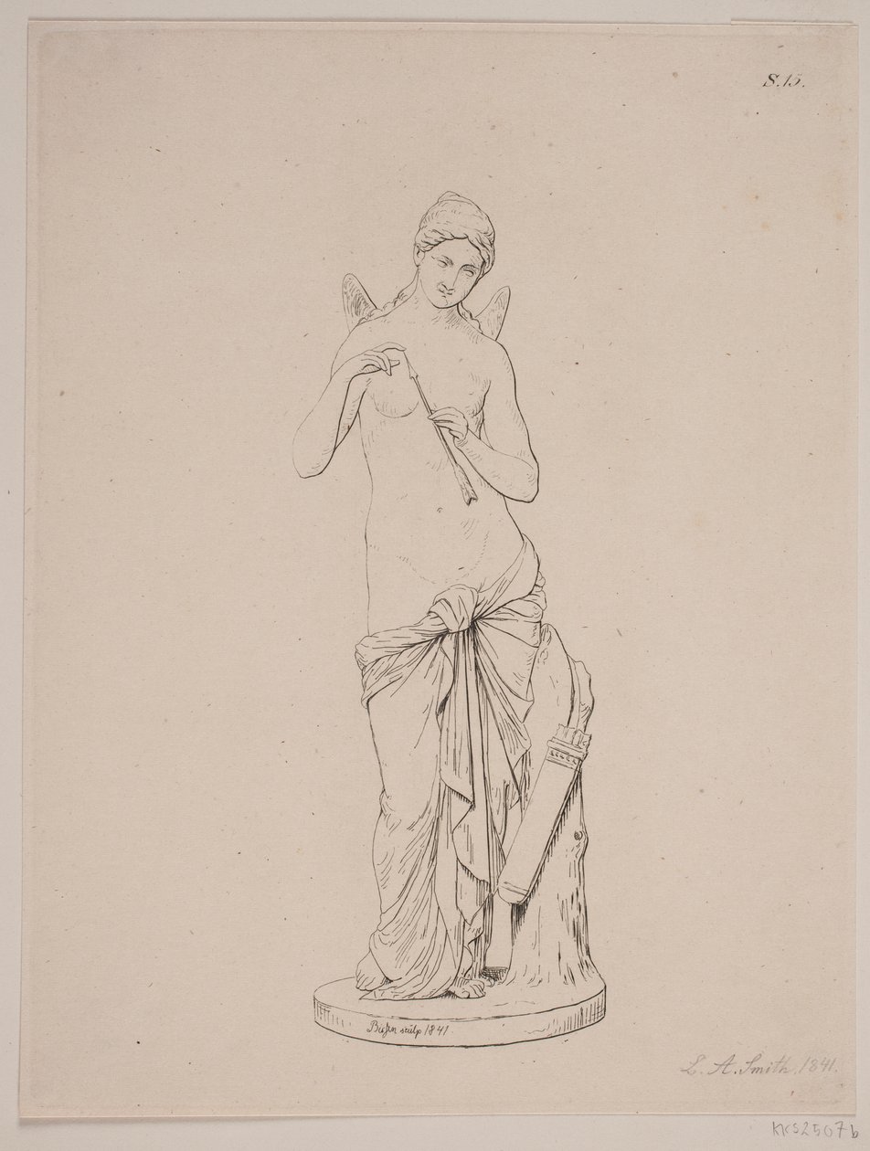 Psyche prüft Amors Pfeil von L.A. Smith