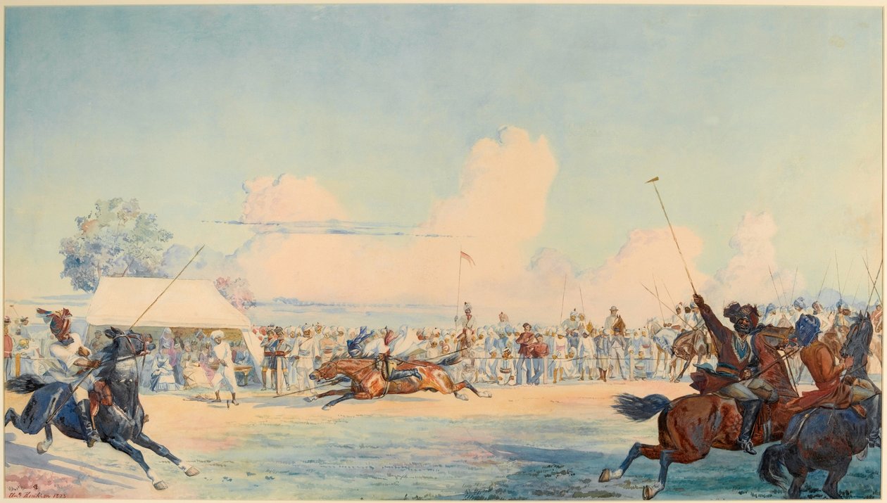 10. Bengal Lancers Zeltpflock-Wettbewerb von Lady  Butler
