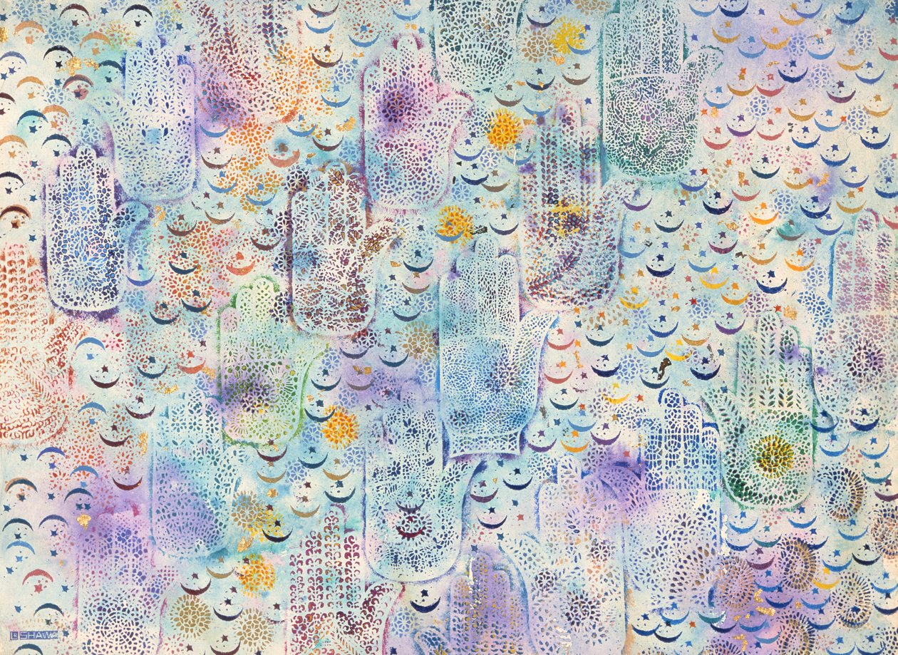 Hände von Fatima von Laila Shawa