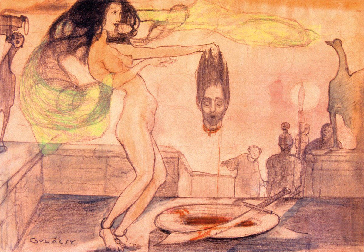 Salome von Lajos Gulácsy