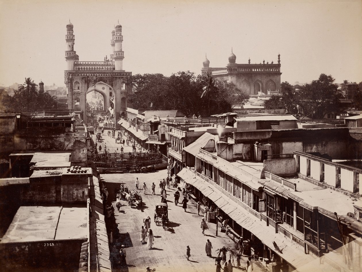 Hauptstraße, Hyderabad von Lala Deen Dayal