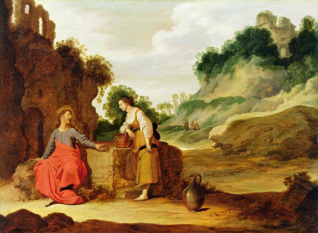 Christus und die Frau von Samaria, 1635 von Lambert Jacobsz or Jacobs