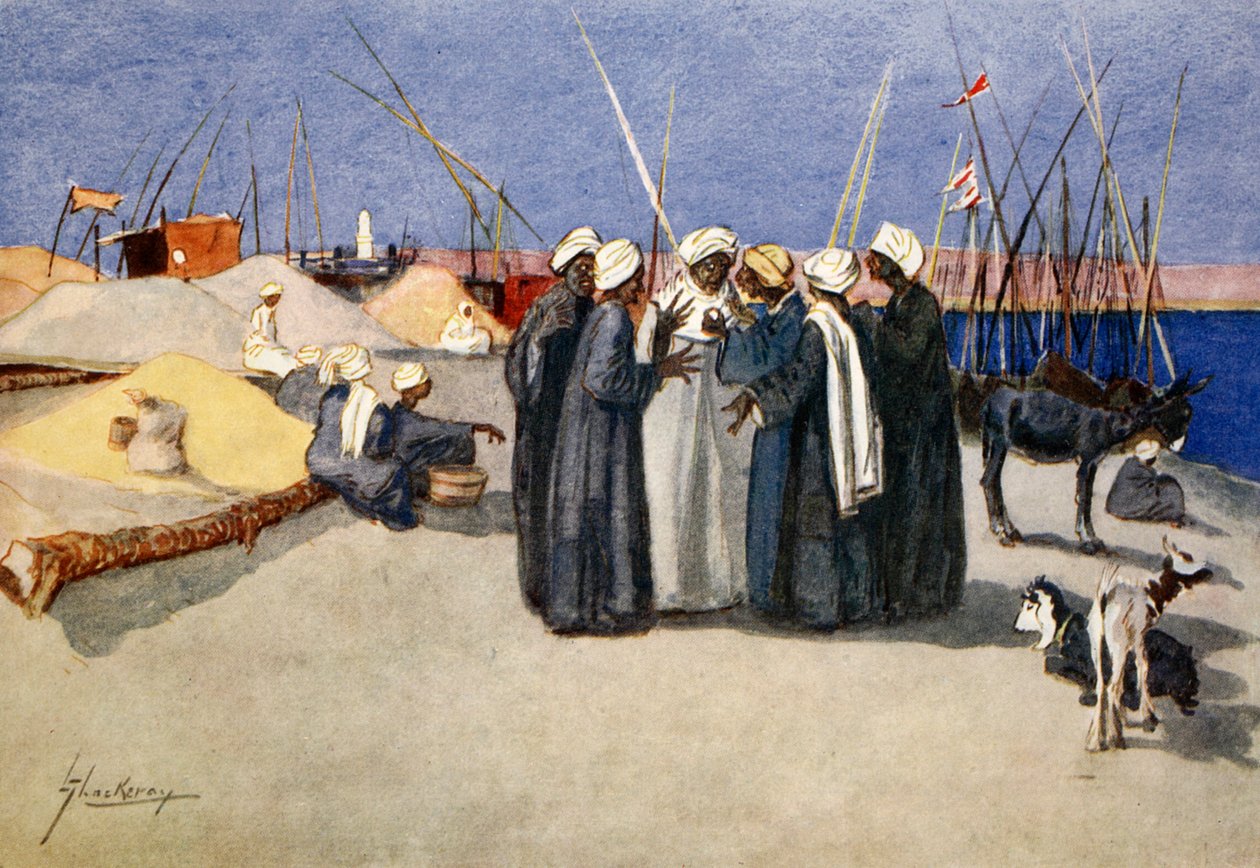 Ein Seitenlicht, 1908 von Lance Thackeray