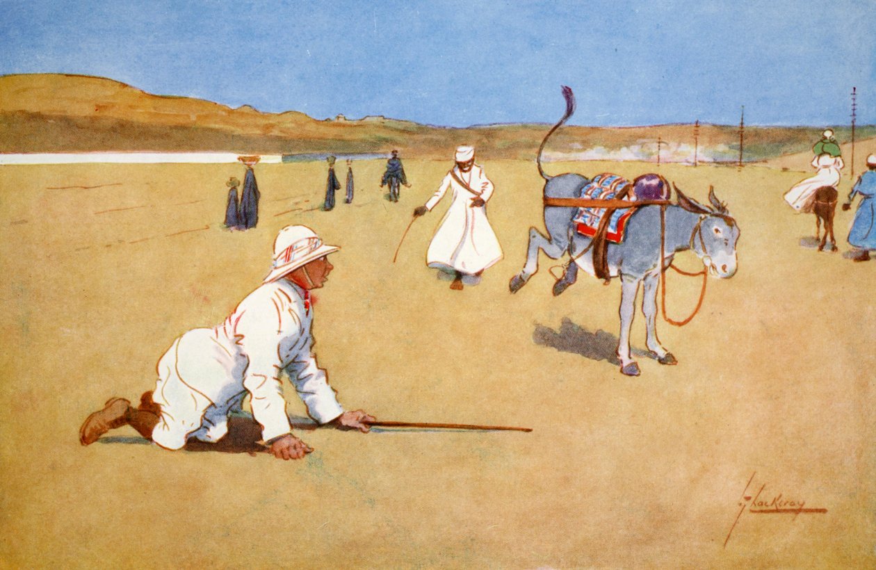 Auf der Dammstraße, Assouan von Lance Thackeray