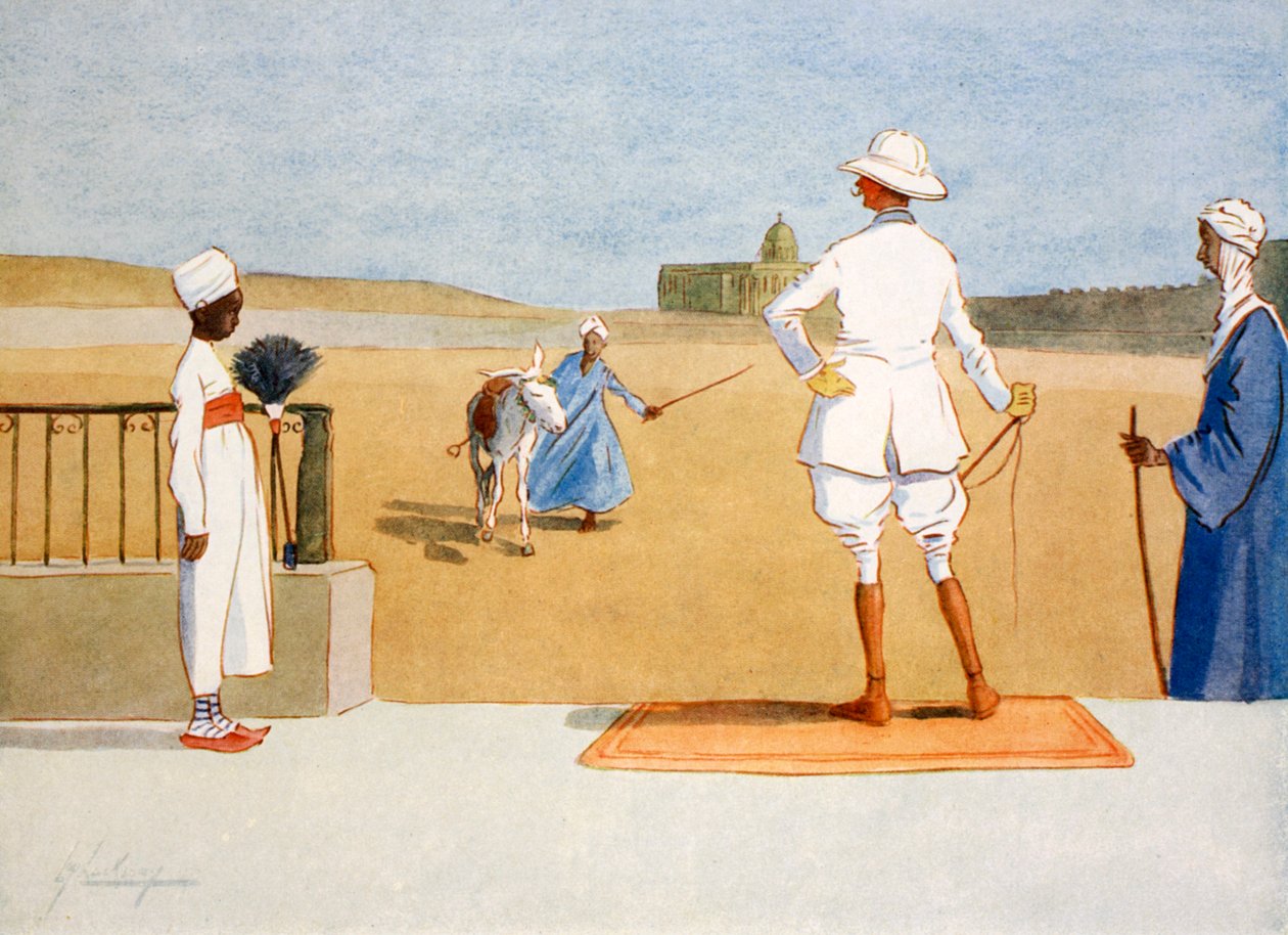 Der Dandy-Tourist, 1908 von Lance Thackeray