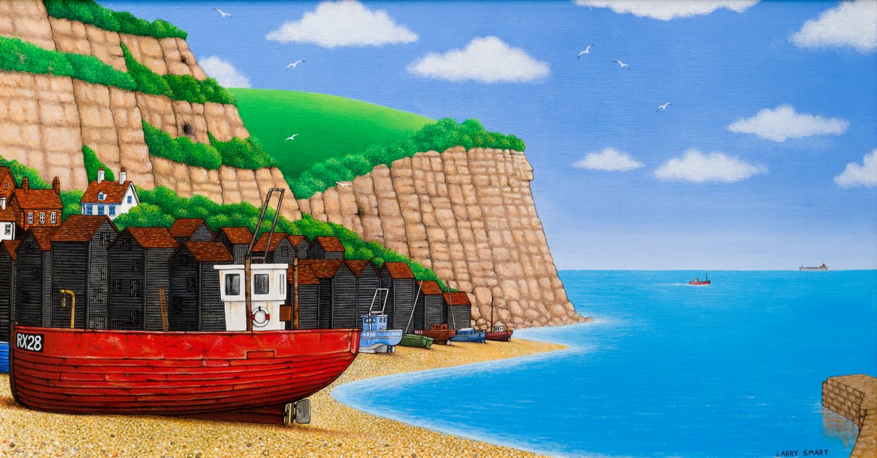 Hastings Beach, 2003 von Larry Smart