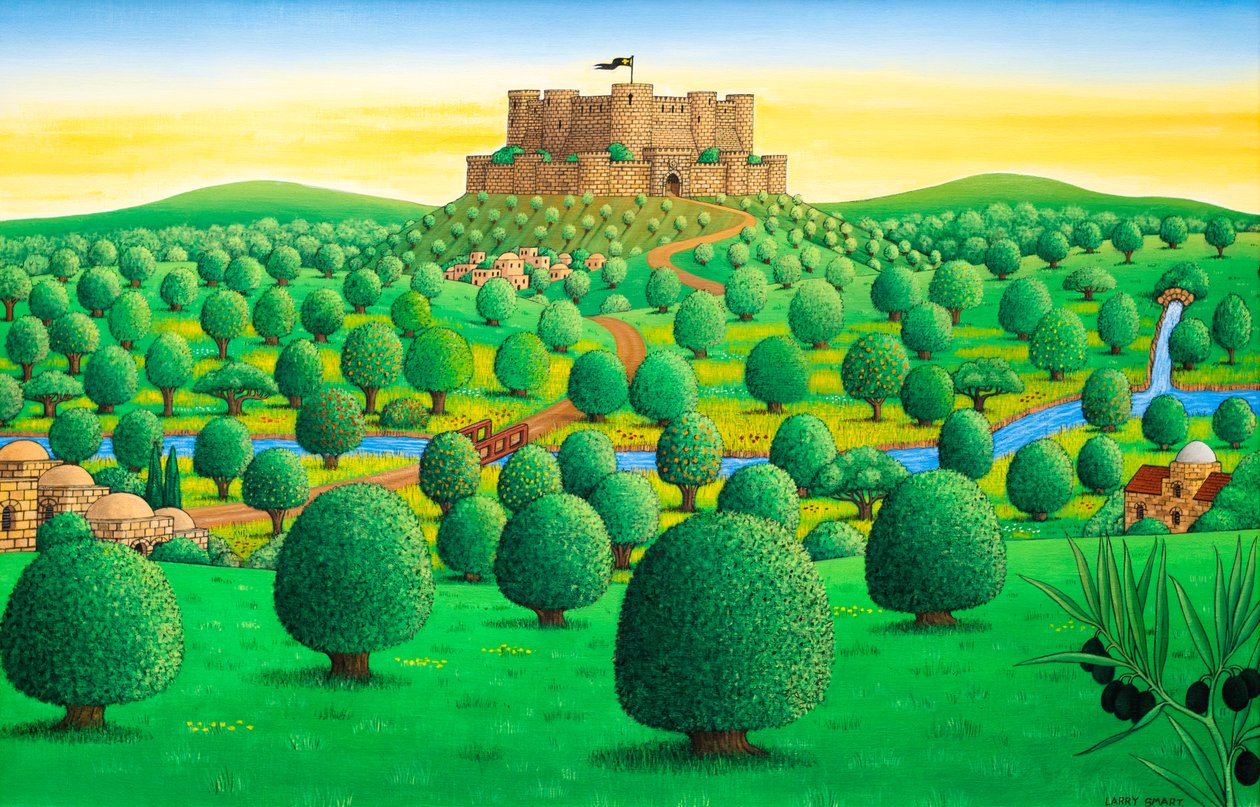 Krak des Chevaliers - Syrien, 1999 von Larry Smart