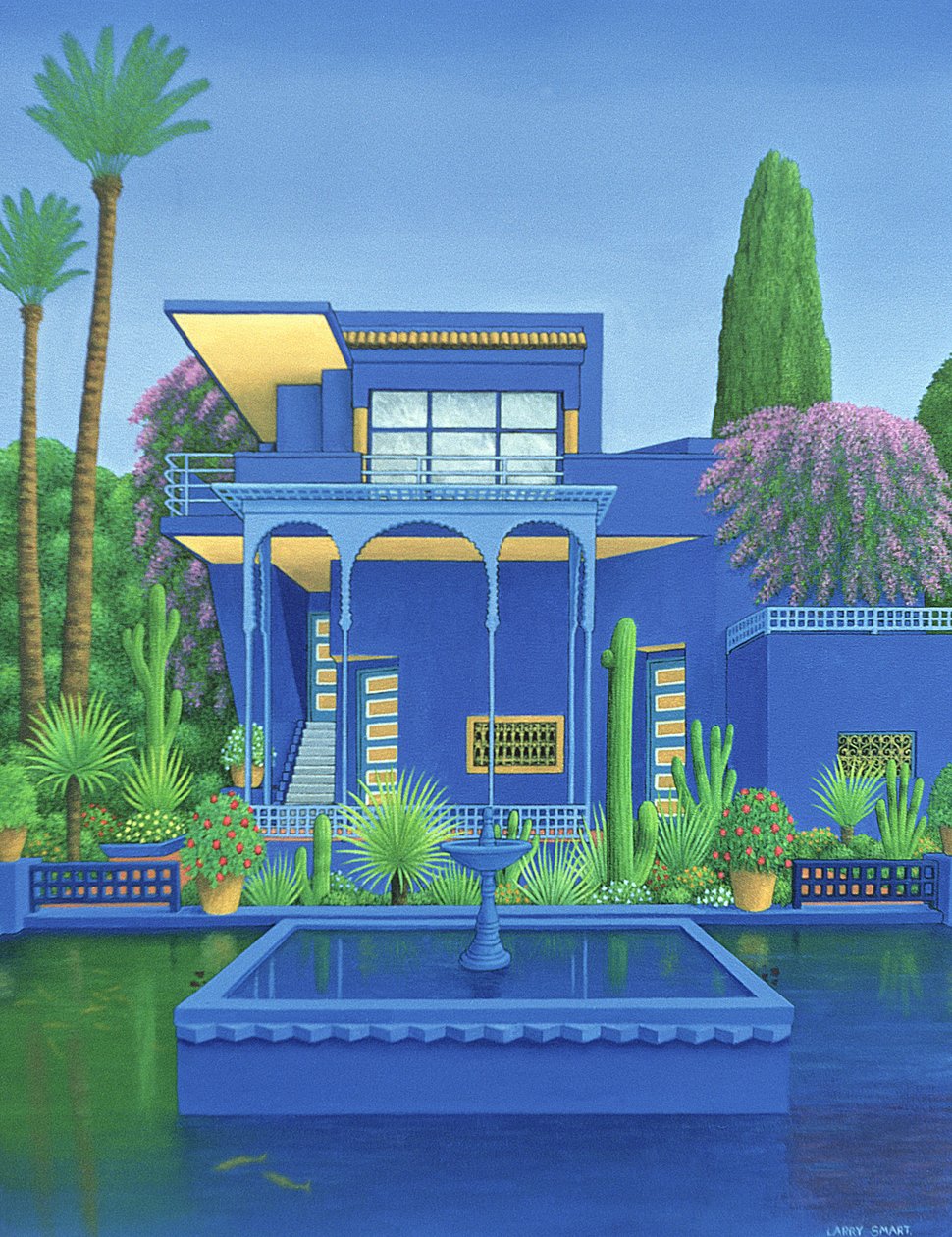 Majorelle-Gärten, Marrakesch, 1996 von Larry Smart