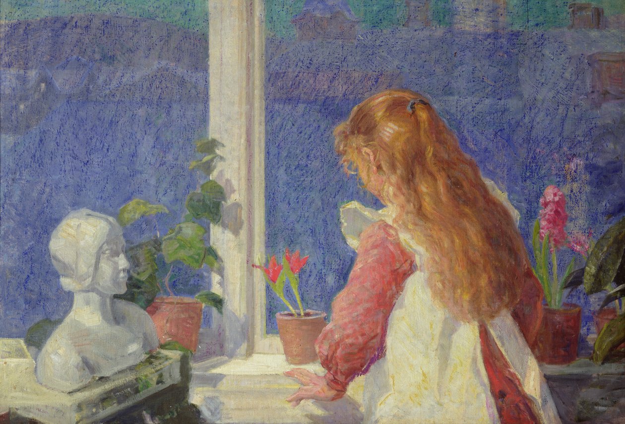 Mädchen am Fenster von Lars Jorde