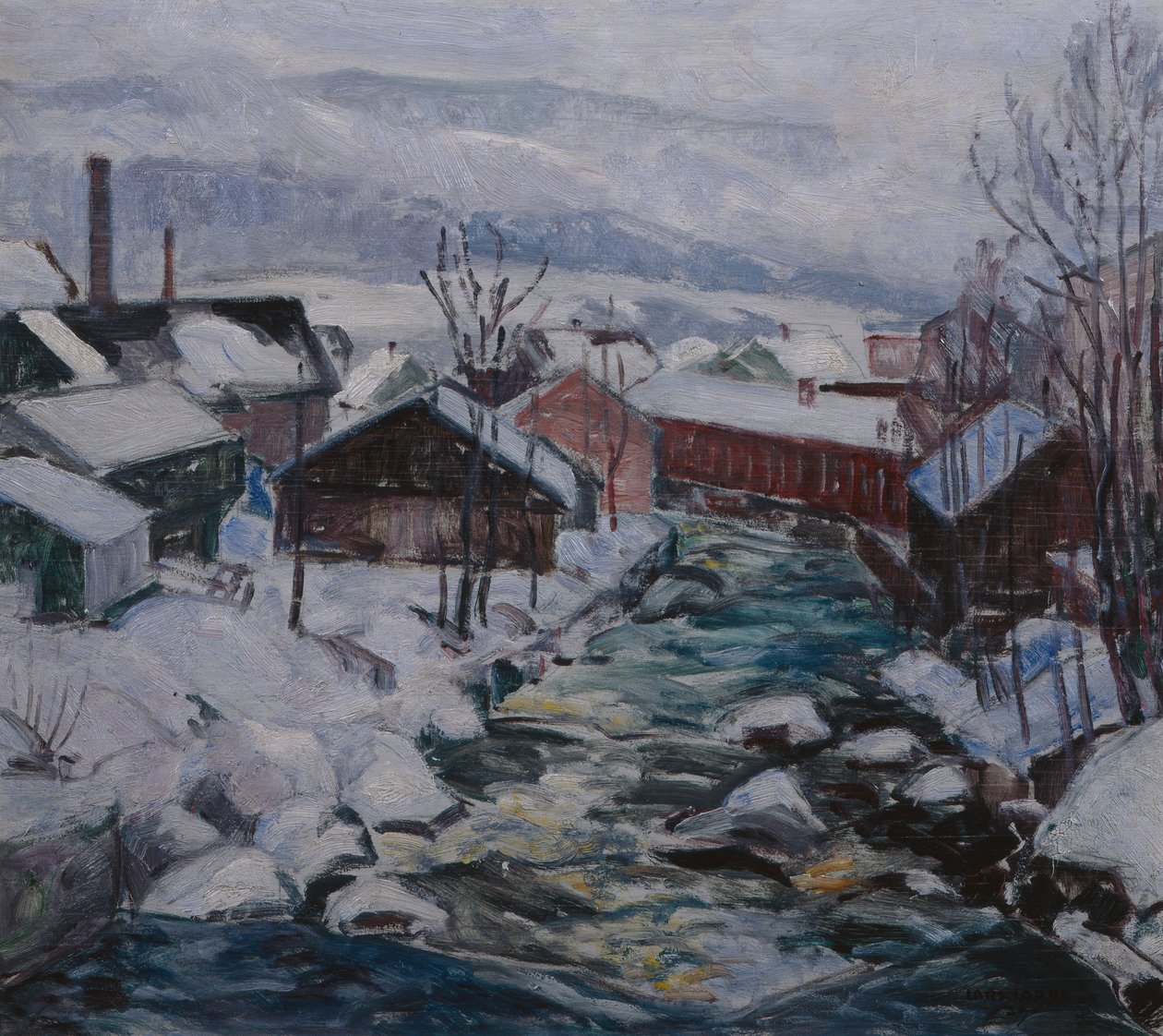 Winter in Mesna, Lillehammer von Lars Jorde