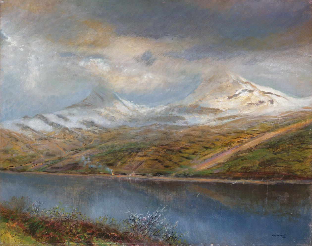 Landschaft in den Tatra-Bergen von Laszlo Mednyanszky