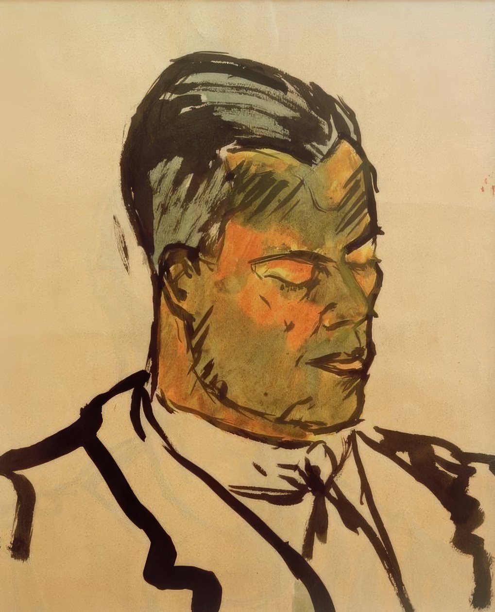 Ohne Titel (Mein Bruder Jenő) von Laszlo Moholy Nagy