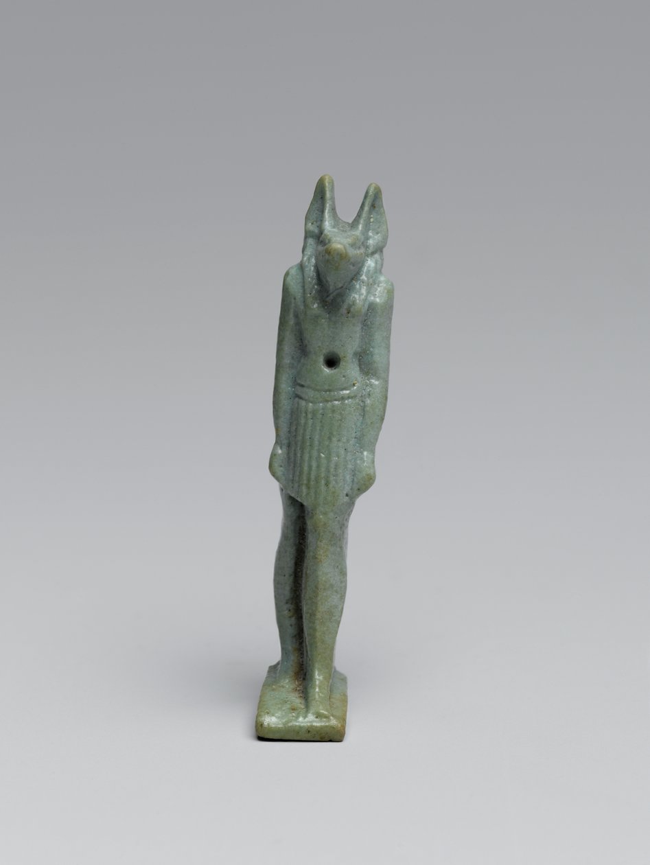 Stehende Figur des Anubis, 665-332 v. Chr. von Late Period Egyptian